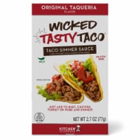 Kitchen Accomplice Wicked Tasty Taco Mild Gluten Free Original Taqueria Taco Sauce Perspective: Main