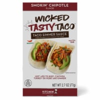 Kitchen Accomplice Wicked Tasty Taco Medium Gluten Free Smokin Chipotle Taco Sauce Perspective: Main