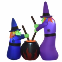 5.5FT Halloween Inflatable  Bubble Witches Light Yard Outdoor Decorations