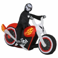 6ft Halloween  Inflatable Reaper Motorcycle Outdoor Yard Decorations