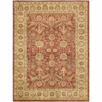Pasargad Home PMG-301 RUST 9X12 Denver Hand-Knotted Rust Lamb's Wool Area Rug- 9 ft. 1 in.  X