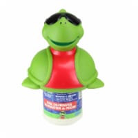 Pool Central 32817323 11.5 in. Turtle with Sunglasses Floating Swimming Pool Chlorine Dispens
