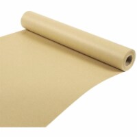 Kraft Brown Wrapping Paper for Gifts, Packing, Table Covering (17.5 In x 100 Ft Roll)