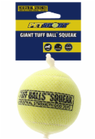 Petsport 4 Inch Giant Tuff Balls Squeak Dog Toy Perspective: front