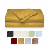 4-Piece Ultra Soft 1800 Series Bamboo Bed Sheet Set in 9 Colors Gold Twin