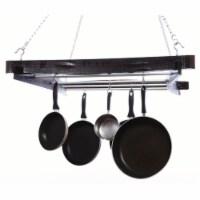 DonovanMaker hang-potrack Wine Barrel Hanging Pot Rack