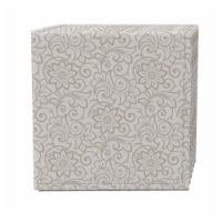 Napkin Set of 4, 100% Cotton, 20x20 , Antique Floral Design