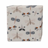 Napkin Set of 4, 100% Cotton, 20x20 , Butterfly and Moth Design