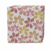 Napkin Set of 4, 100% Cotton, 20x20 , Colorful Chestnut Leaves