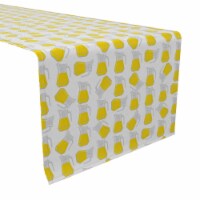 Table Runner, 100% Cotton, 16x72 , Lemonade Pitchers