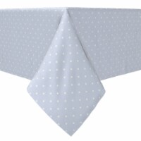 Rectangular Tablecloth, 100% Cotton, 60x84 , Mini Dots Blue
