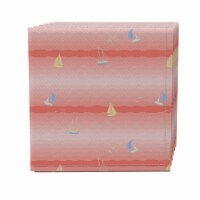 Napkin Set of 4, 100% Cotton, 20x20 , Neon Waves and Sailboats