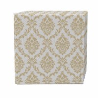 Napkin Set of 4, 100% Cotton, 20x20 , Ornate Golden Damask