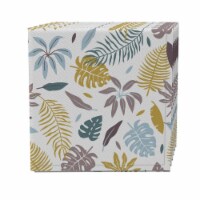 Napkin Set of 4, 100% Cotton, 20x20 , Paradise Palm