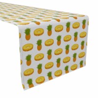 Table Runner, 100% Cotton, 16x90 , Pineapples and Slices