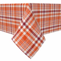 Rectangular Tablecloth, 100% Cotton, 60x84 , Plaid 14
