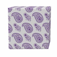Napkin Set of 4, 100% Cotton, 20x20 , Purple Paisley Petals