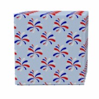 Napkin Set of 4, 100% Cotton, 20x20 , Red White and Blue Fireworks