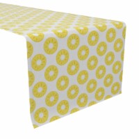 Table Runner, 100% Cotton, 16x72 , Summer Pineapple Slices