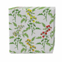 Napkin Set of 4, 100% Cotton, 20x20 , Vines of Tomatoes