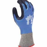 Showa Coated Gloves,Black/Blue/Gray,2XL,PR  S-TEX377XXL-10