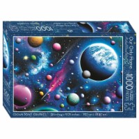 Crown Point Graphics 272684 Soft Touch Jigsaw Puzzle - Our Only Home with Poster - 1000 Piece