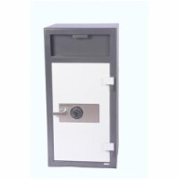 Depository Safe with inner locking department - Gray