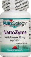 NutriCology NattoZyme Dietary Supplement Vegetarian Capsules 50mg
