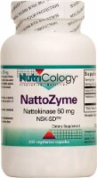 NutriCology NattoZyme Dietary Supplement Vegetarian Capsules 50mg
