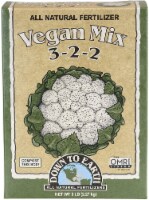 Down to Earth Organic Vegan Fertilizer Mix 3-2-2, 5 lb