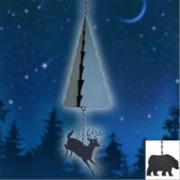 North Country Wind Bells  Inc. 206.5001 Mt. Katahdin with bear wind catcher