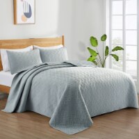 Premium Ultra Soft Reversible Quilted Coverlet Set