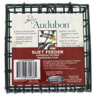 Audubon Single Suet Cage Feeder - Black