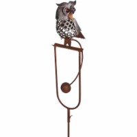 Terre Verde 41 In. Steel Rocking Owl Garden Stake WX14330