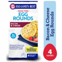 Eggland's Best Bacon & Cheese Frozen Egg Rounds, 4 count Perspective: Main