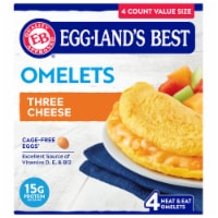 Eggland's Best Cage Free Frozen 3 Cheese Omelets Perspective: Main