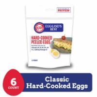 Eggland's Best Hard Cooked Eggs, Medium White, 6 count Perspective: Main
