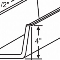 Sim Supply Drawer Insert,20-1/2  W x 18-1/2  D  45-90