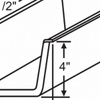 Sim Supply Drawer Insert,11-3/4  W x 18-1/2  D  45-91