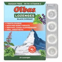 Olbas® Sugar Free Black Currant Cough Suppressant Lozenges Perspective: Main