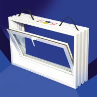 Duo-Corp PNP Hopper White Glass/Vinyl Window 16 in. W X 31-7/8 in. L 1 pk Duo-Corp PNP Hopper White Glass/Vinyl Window 16 in. W X 31-7/8 in. L 1 pk