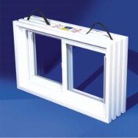 Duo-Corp PNP Slider White Glass/Vinyl Window 20 in. W X 31-7/8 in. L 1 pk Duo-Corp PNP Slider White Glass/Vinyl Window 20 in. W X 31-7/8 in. L 1 pk