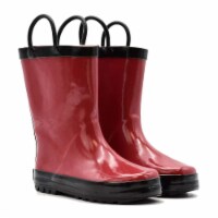 Toddler Loop Boot, Rain Boot, Black Trim, Size 5T
