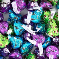 180 Pcs Halloween Party Candy Chocolate Hershey's Kisses (2lb) - Monster