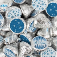 Hershey's Kisses Chocolate Bulk Christmas Candy - Let it Snow