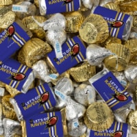 117 pcs Ravens Football Party Candy Hershey's Chocolate (1.75 lbs)