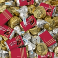 114 pcs 49ers Football Party Candy Hershey's Chocolate (1.75 lbs)