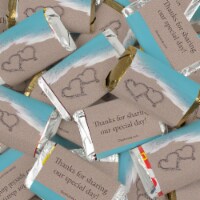 41 Pcs Beach Wedding Candy Party Favors Hershey's Miniatures Chocolate