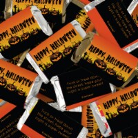 41 Pcs Halloween Candy Party Favors Hershey's Miniatures Chocolate - Pumpkins