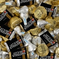 106 pcs Steelers Football Party Candy Hershey's Chocolate (1.75 lbs)